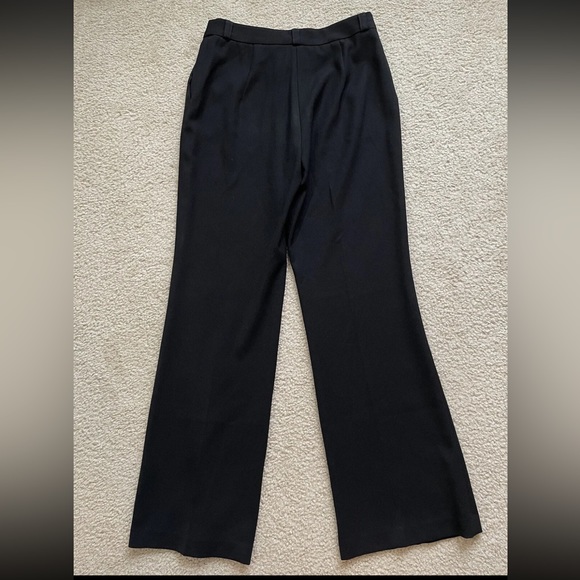 Nanette Lepore Wide Leg Trousers Dress Pants Black Women’s Size 8 Flare - Picture 5 of 11